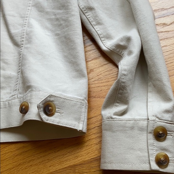 SOLD! Eddie Bauer linen cotton jacket - Picture 7 of 8